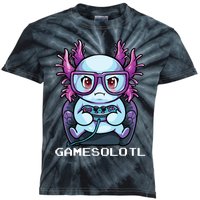 Gamesolotl Gamer Axolotl Fish Gaming Video Gamer Anime Kids Tie-Dye T-Shirt