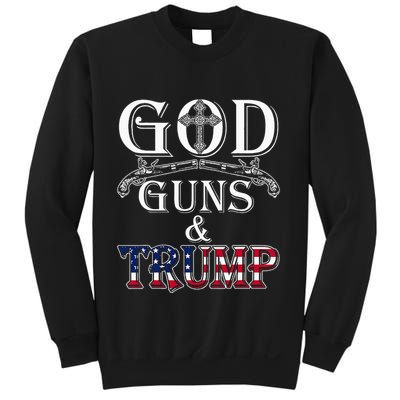 God Guns And Trump 2nd Amendment Trump 45 Sweatshirt