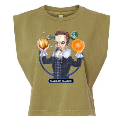 Galileo Galilei Astronomer Garment-Dyed Women's Muscle Tee