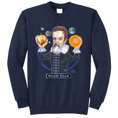 Galileo Galilei Astronomer Tall Sweatshirt