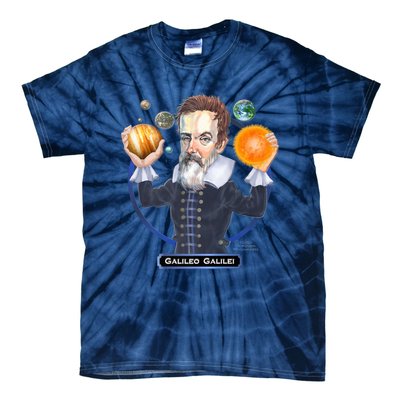 Galileo Galilei Astronomer Tie-Dye T-Shirt