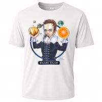 Galileo Galilei Astronomer Cooling Performance Crew T-Shirt