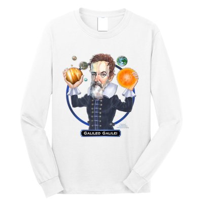 Galileo Galilei Astronomer Long Sleeve Shirt