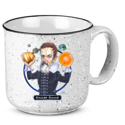 Galileo Galilei Astronomer 15oz Campfire Ceramic Mug