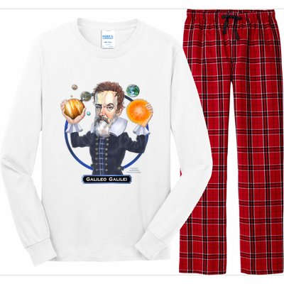 Galileo Galilei Astronomer Long Sleeve Pajama Set