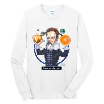 Galileo Galilei Astronomer Tall Long Sleeve T-Shirt