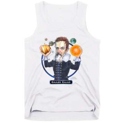 Galileo Galilei Astronomer Tank Top