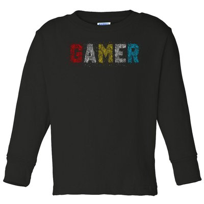 Gamer Toddler Long Sleeve Shirt