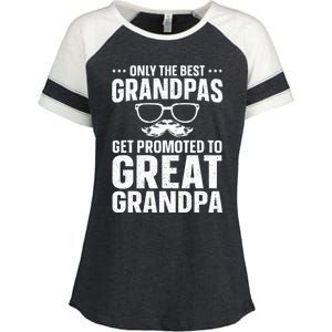 Great Grandpa Art For Dad Great Grandparent Grandfather  Enza Ladies Jersey Colorblock Tee