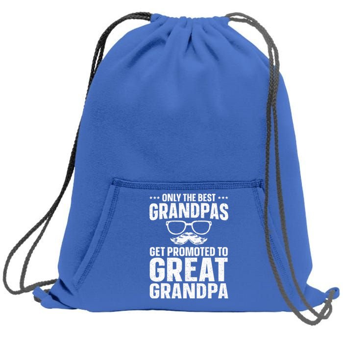 Great Grandpa Art For Dad Great Grandparent Grandfather  Sweatshirt Cinch Pack Bag