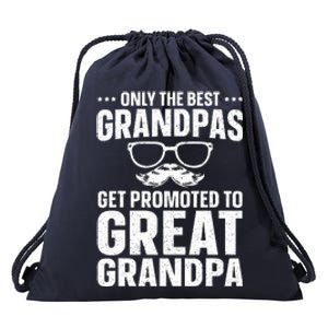 Great Grandpa Art For Dad Great Grandparent Grandfather  Drawstring Bag