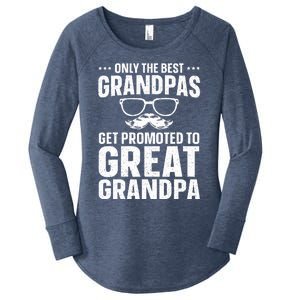 Great Grandpa Art For Dad Great Grandparent Grandfather  Women's Perfect Tri Tunic Long Sleeve Shirt