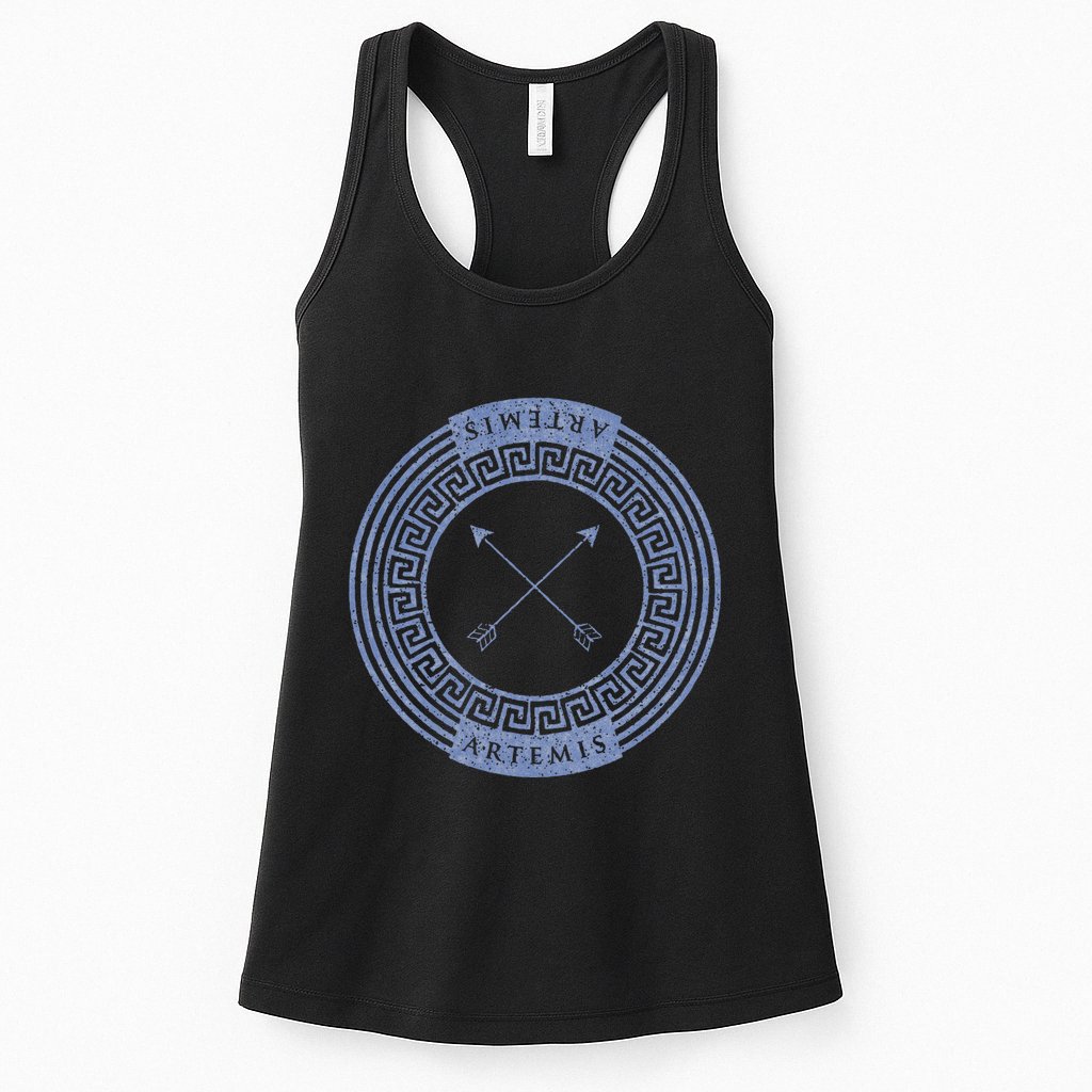 Greek Goddess Artemis Arrows God Hunt Mythology Womens Tank Top