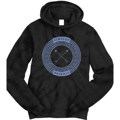Greek Goddess Artemis Arrows God Hunt Mythology Tie Dye Hoodie