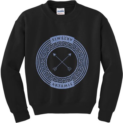Greek Goddess Artemis Arrows God Hunt Mythology Kids Sweatshirt