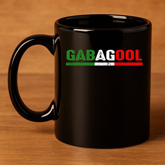 Gabagool 11oz C Handle Ceramic Mug