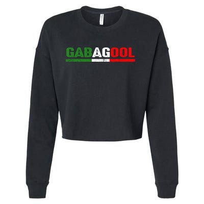 Gabagool Cropped Pullover Crew
