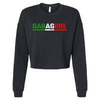 Gabagool Cropped Pullover Crew