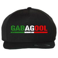 Gabagool Wool Snapback Cap