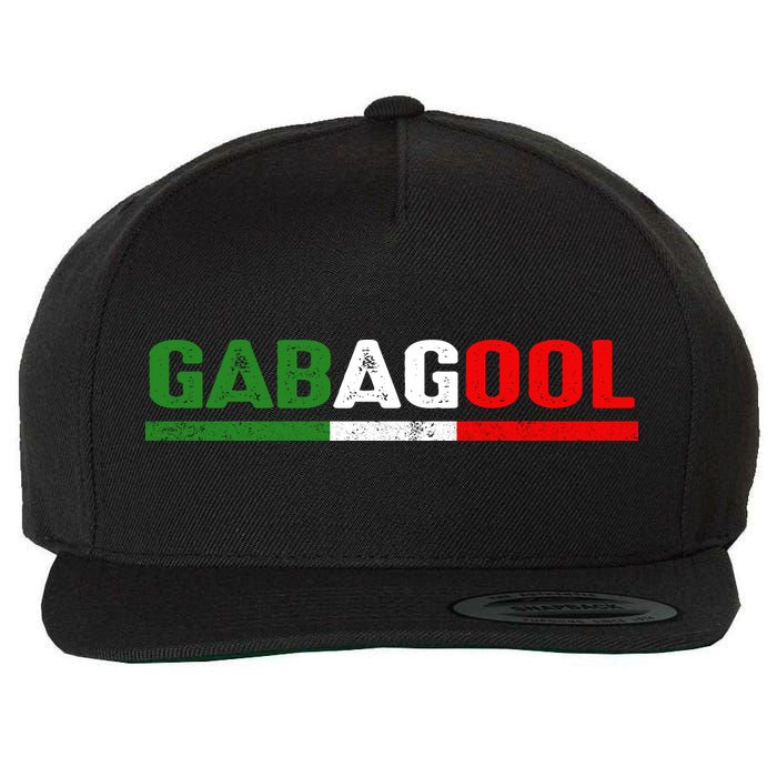 Gabagool Wool Snapback Cap