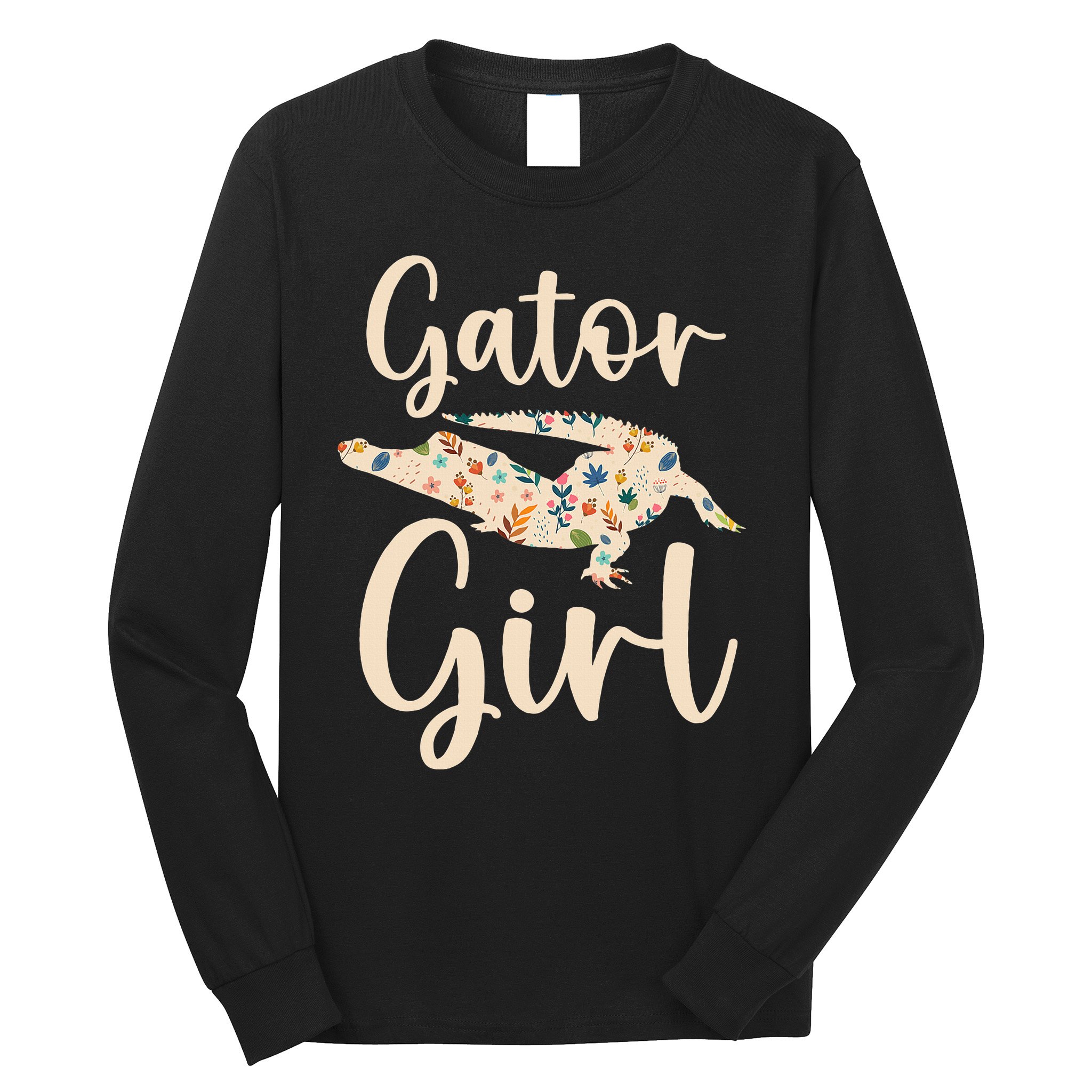 Gator Girl Alligator Lover Zookeeper Crocodile Long Sleeve Shirt