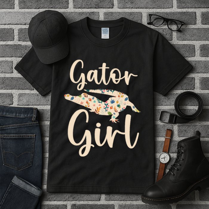 Gator Girl Alligator Lover Zookeeper Crocodile Tall T-Shirt