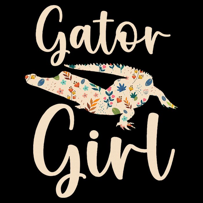 Gator Girl Alligator Lover Zookeeper Crocodile Flat Bill Trucker Hat