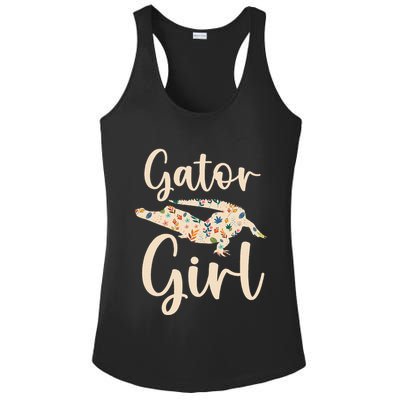 Gator Girl Alligator Lover Zookeeper Crocodile Ladies PosiCharge Competitor Racerback Tank