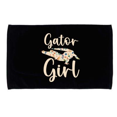 Gator Girl Alligator Lover Zookeeper Crocodile Microfiber Hand Towel