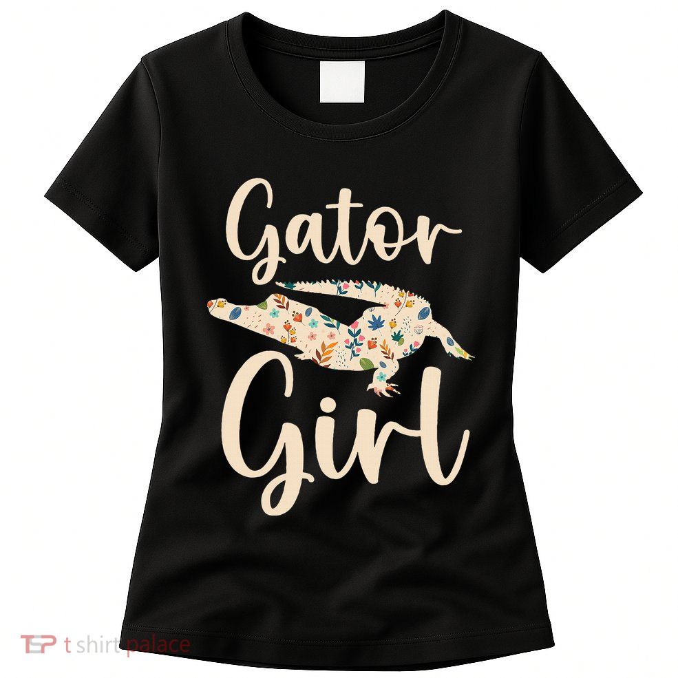 Gator Girl Alligator Lover Zookeeper Crocodile Womens T-Shirt