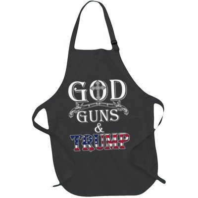 God Guns And Trump 2nd Amendment Trump 45 Apron