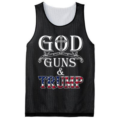 God Guns And Trump 2nd Amendment Trump 45 Mesh Reversible Basketball Jersey Tank