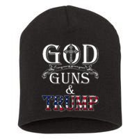 God Guns And Trump 2nd Amendment Trump 45 Short Acrylic Beanie