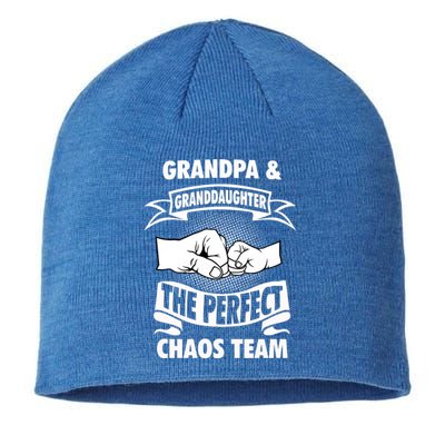 Grandpa Granddaughter A Perfect Chaos Team Gift Sustainable Beanie