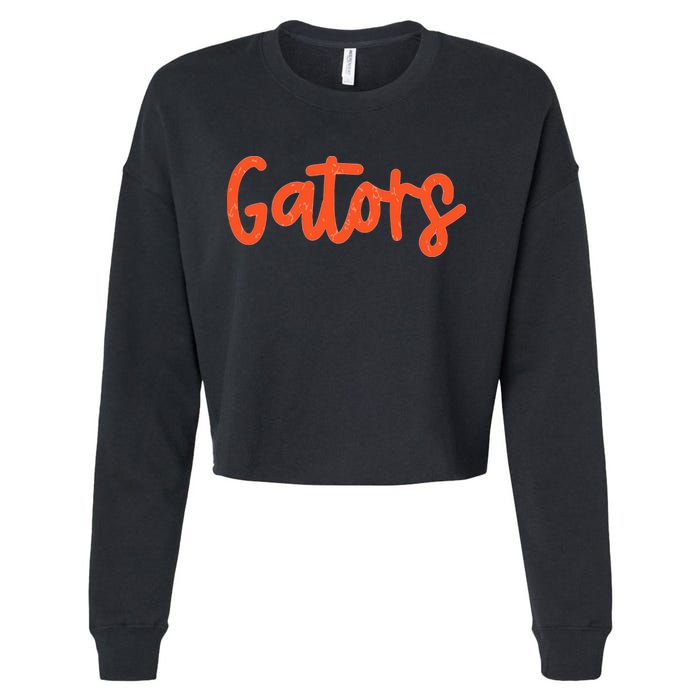 Gators Cropped Pullover Crew