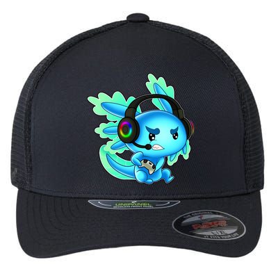 Gamesolotl Gaming Axolotl Clothing   Flexfit Unipanel Trucker Cap