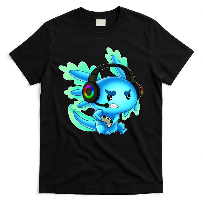 Gamesolotl Gaming Axolotl Clothing   T-Shirt
