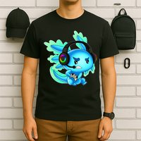 Gamesolotl Gaming Axolotl Clothing   T-Shirt