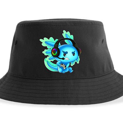 Gamesolotl Gaming Axolotl Clothing   Sustainable Bucket Hat