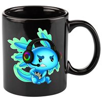 Gamesolotl Gaming Axolotl Clothing   11oz C Handle Ceramic Mug