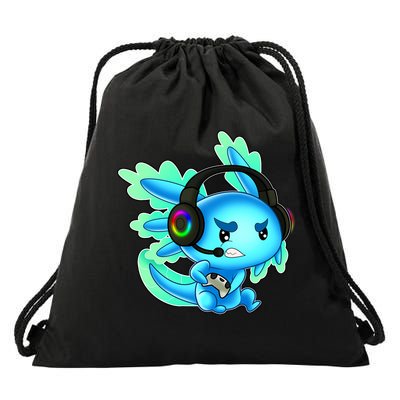 Gamesolotl Gaming Axolotl Clothing   Drawstring Bag