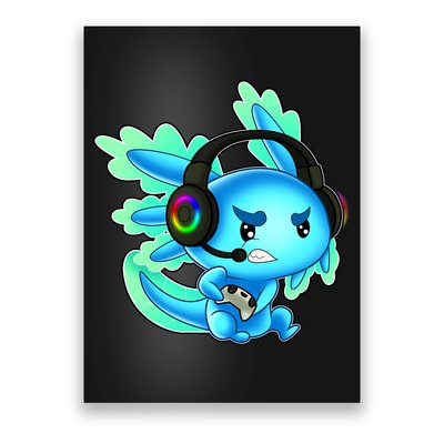 Gamesolotl Gaming Axolotl Clothing   Poster