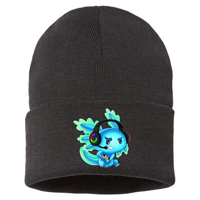 Gamesolotl Gaming Axolotl Clothing   Sustainable Knit Beanie