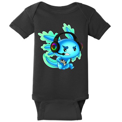 Gamesolotl Gaming Axolotl Clothing   Baby Bodysuit