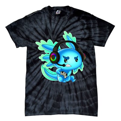 Gamesolotl Gaming Axolotl Clothing   Tie-Dye T-Shirt