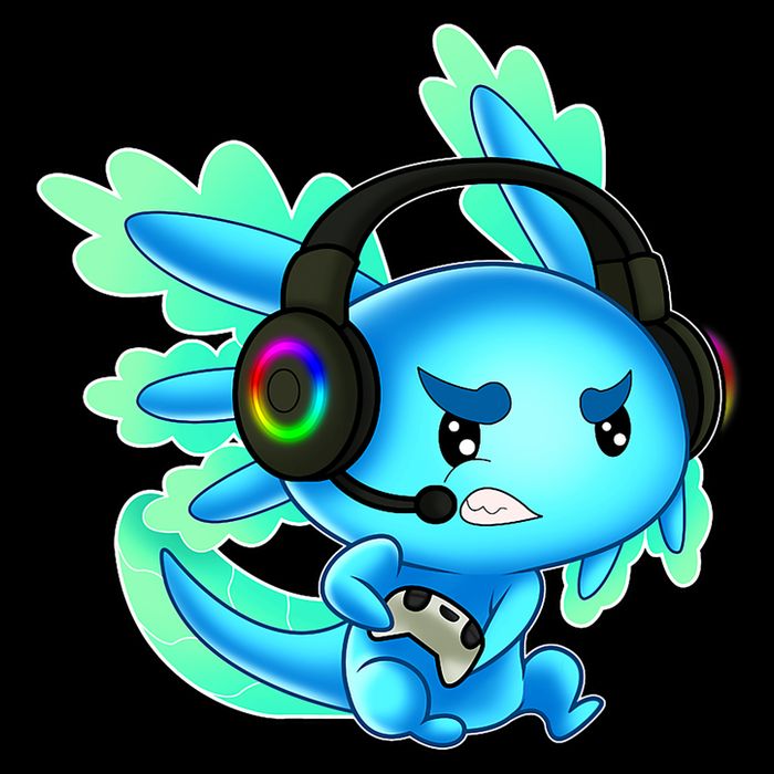 Gamesolotl Gaming Axolotl Clothing   Visor