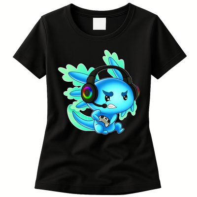 Gamesolotl Gaming Axolotl Clothing   Womens T-Shirt