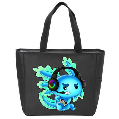 Gamesolotl Gaming Axolotl Clothing   Zip Tote Bag