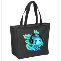 Gamesolotl Gaming Axolotl Clothing   Zip Tote Bag