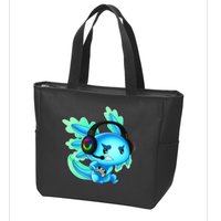 Gamesolotl Gaming Axolotl Clothing   Zip Tote Bag